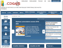 Tablet Screenshot of cdg65.fr
